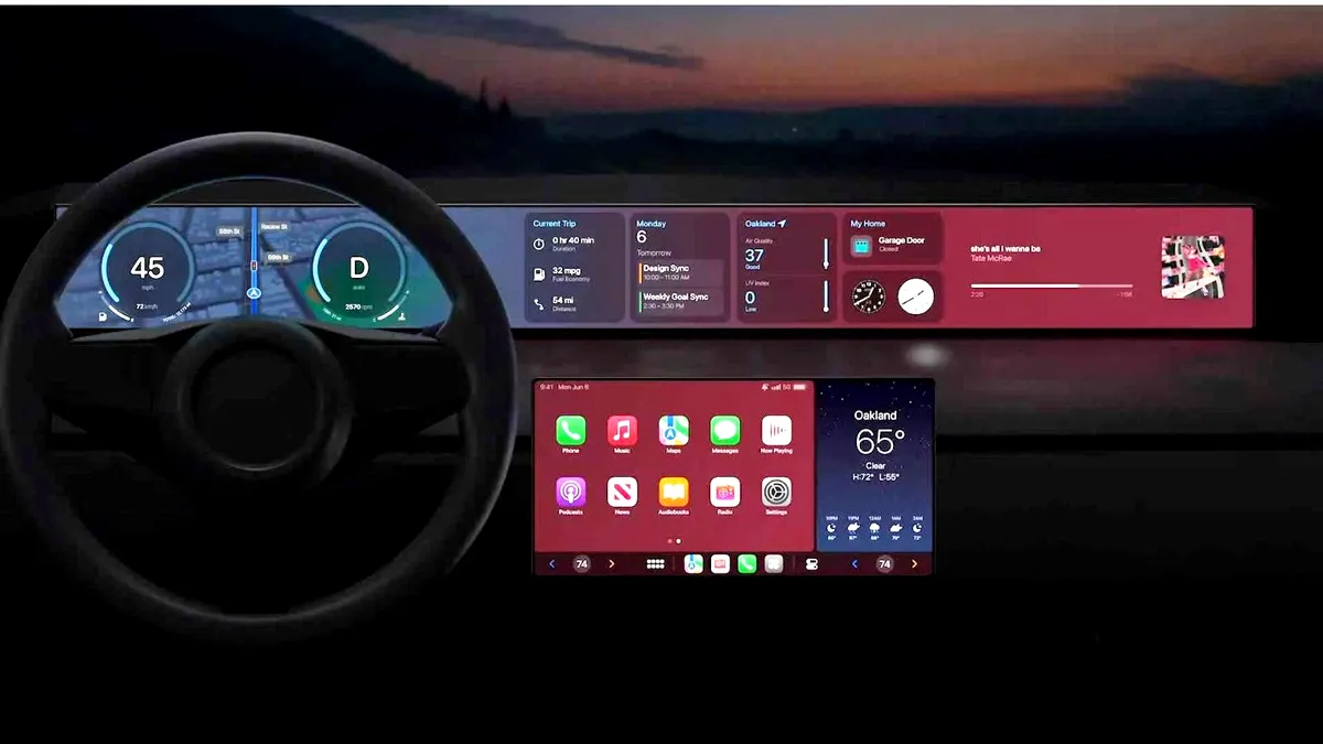 Apple a dezvăluit noua generație a sistemului multimedia Apple CarPlay. Când va fi disponibilă?