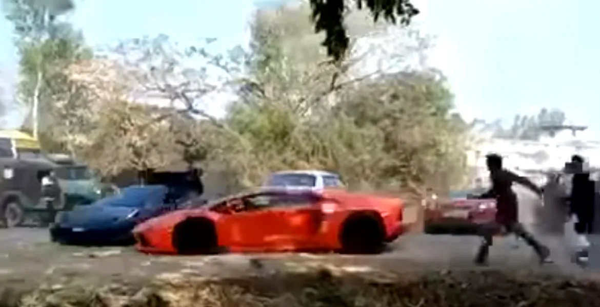 Da’ cu Lambo ce-aţi avut? Răzbunare mafiotă [VIDEO]