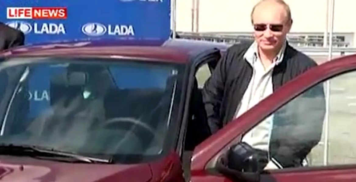HILAR: vezi ce probleme a avut Putin la inaugurarea Lada Granta