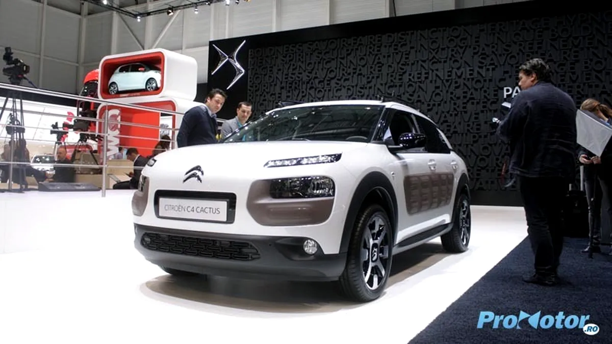 LIVE GENEVA 2014: Citroën C4 Cactus pune accent pe ceea ce contează