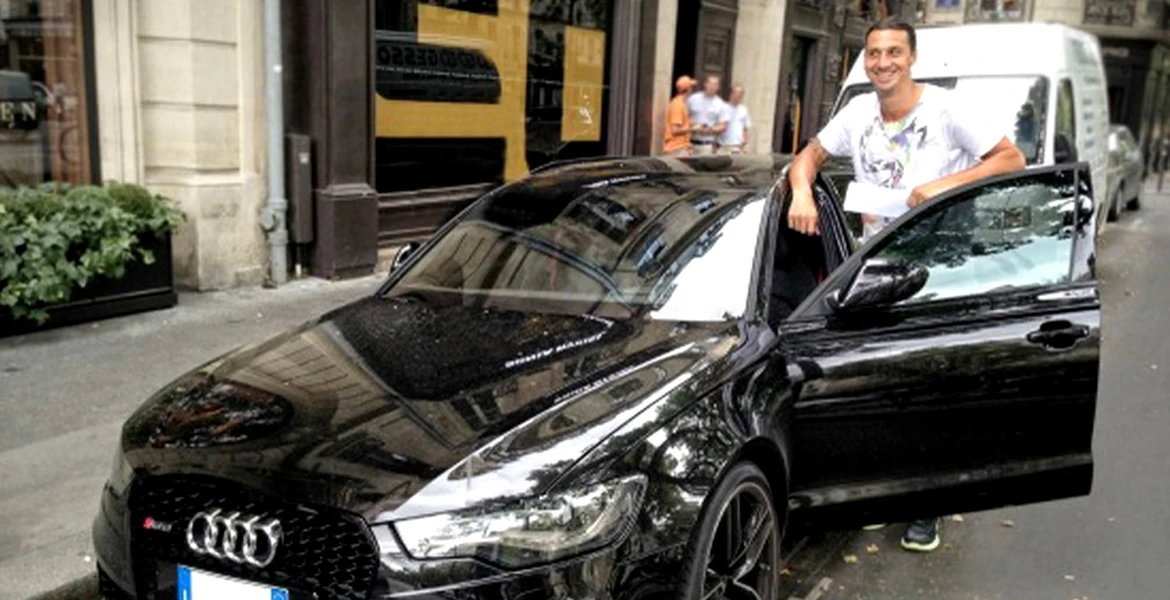 Ce super-maşină are Zlatan Ibrahimovic, atacantul lui PSG