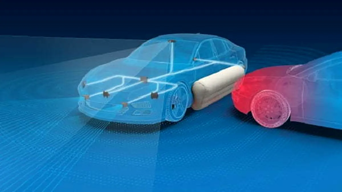 O companie germană propune airbag-uri externe pentru maşini cât mai sigure