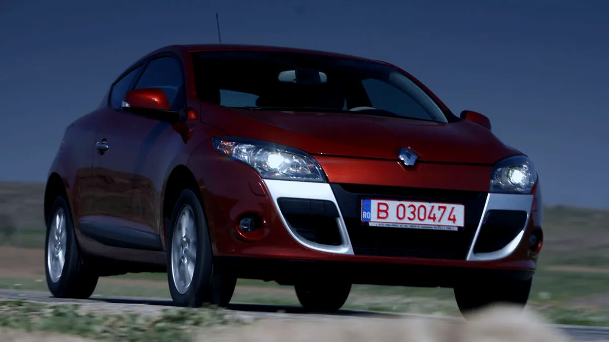 Renault Megane Coupe 1.9dCi - Test în RO