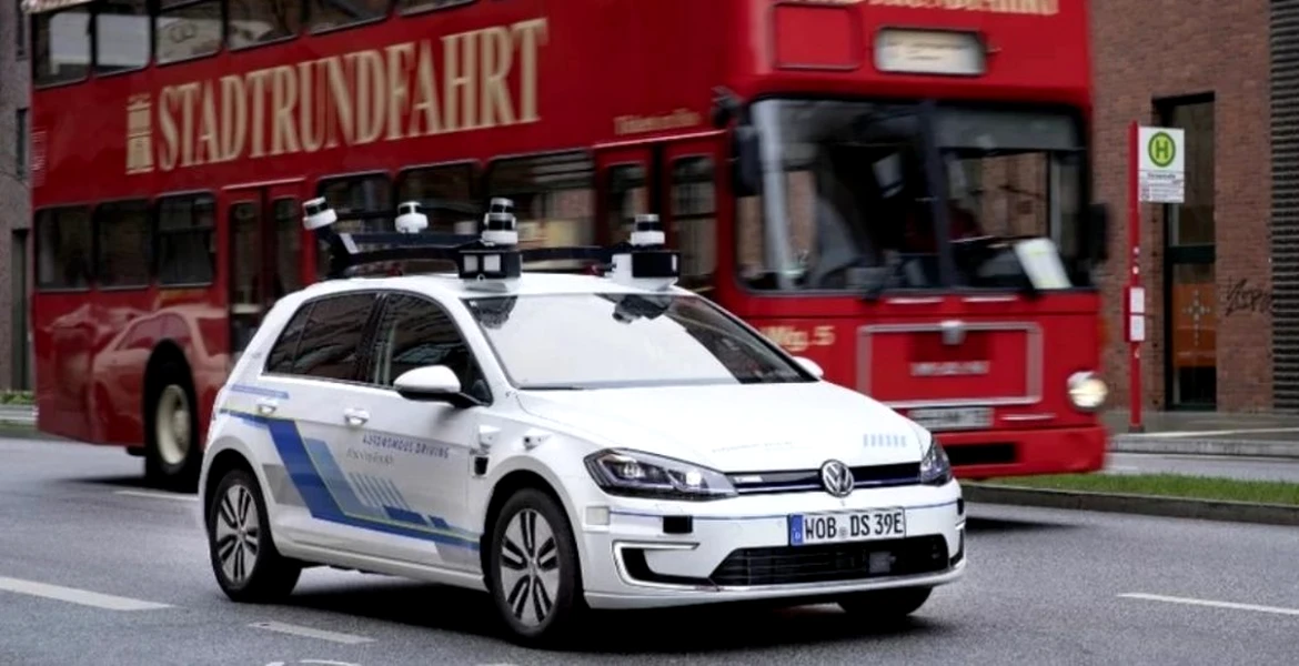 Volkswagen testează vehicule autonome pe străzile Germaniei