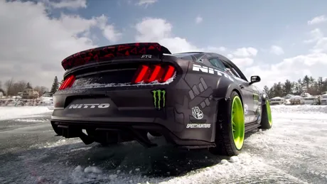 Mustangul lui Vaughn Gittin Jr. îşi face intrarea publică cu mult stil [VIDEO]