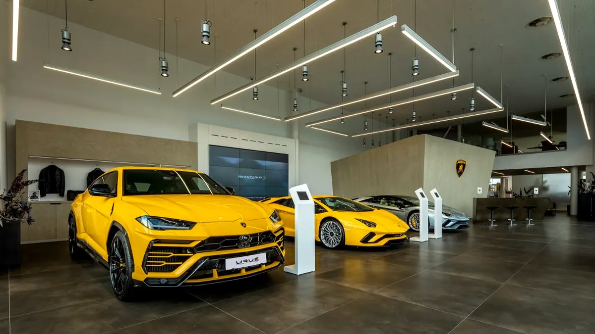 Showroom-ul Lamborghini Bucureşti a fost redeschis. Cât costă modelele Huracán EVO, Urus şi Aventador în România - GALERIE FOTO