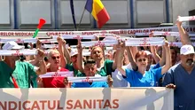 Greva în Sănătate a ajuns în a treia zi. Spitalele asigură doar urgențele, iar sindicaliștii amenință cu proteste masive la București