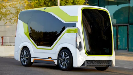 FOTO - O companie de tehnologie a lansat un concept de vehicul electric pentru livrări