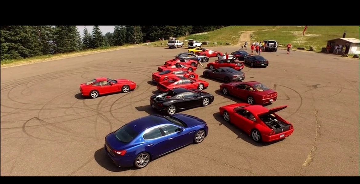 Cum arată o întâlnire de posesori Ferrari din America. Ca în Paradis. VIDEO