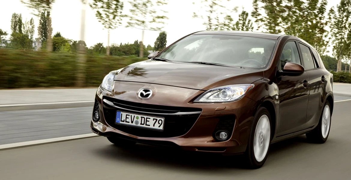 Mazda3 facelift disponibilă în România