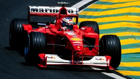 Monopostul Ferrari condus de Michael Schumacher în sezonul F1 din anul 2000 a fost scos la licitație