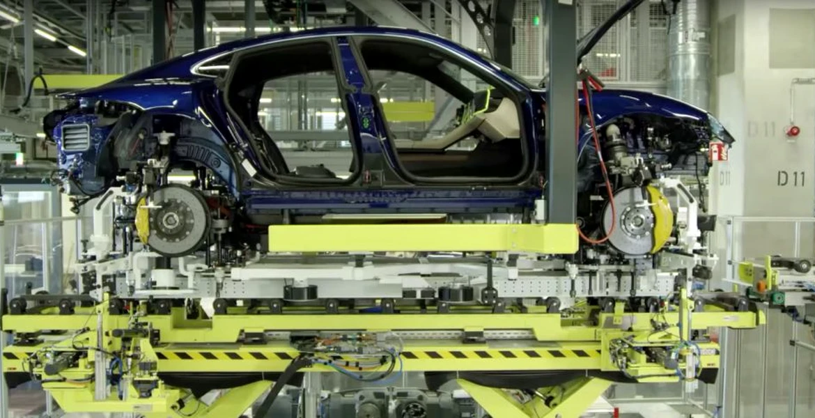 Cum se fabrică Porsche Taycan – VIDEO