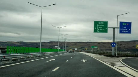 Autostrada Cluj - Târgu Mureș este gata! Când va fi inaugurat noul tronson de mare viteză