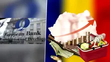 România, trecută pe lista neagră a Băncii Europene pentru Reconstrucție și Dezvoltare. Raport: Economia țării noastre a încetinit, rezultatele sunt dezamăgitoare, perspectivele sumbre