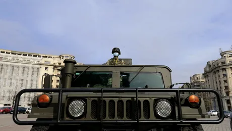 Cât consumă vehiculele militare scoase de Armata Română pe străzi în perioada de carantină totală?