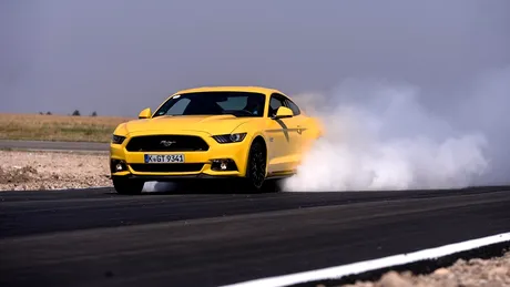 TEST: cu noul Ford Mustang pe circuit în România. 'MURICA