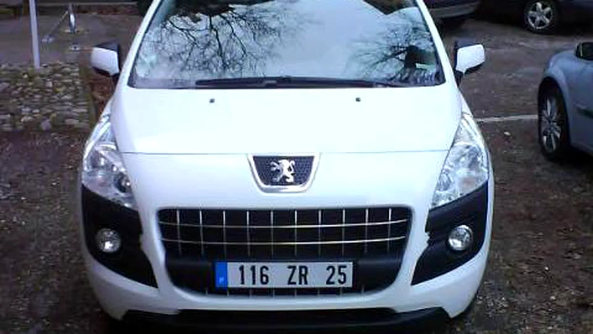 Peugeot 3008 - poze spion noi