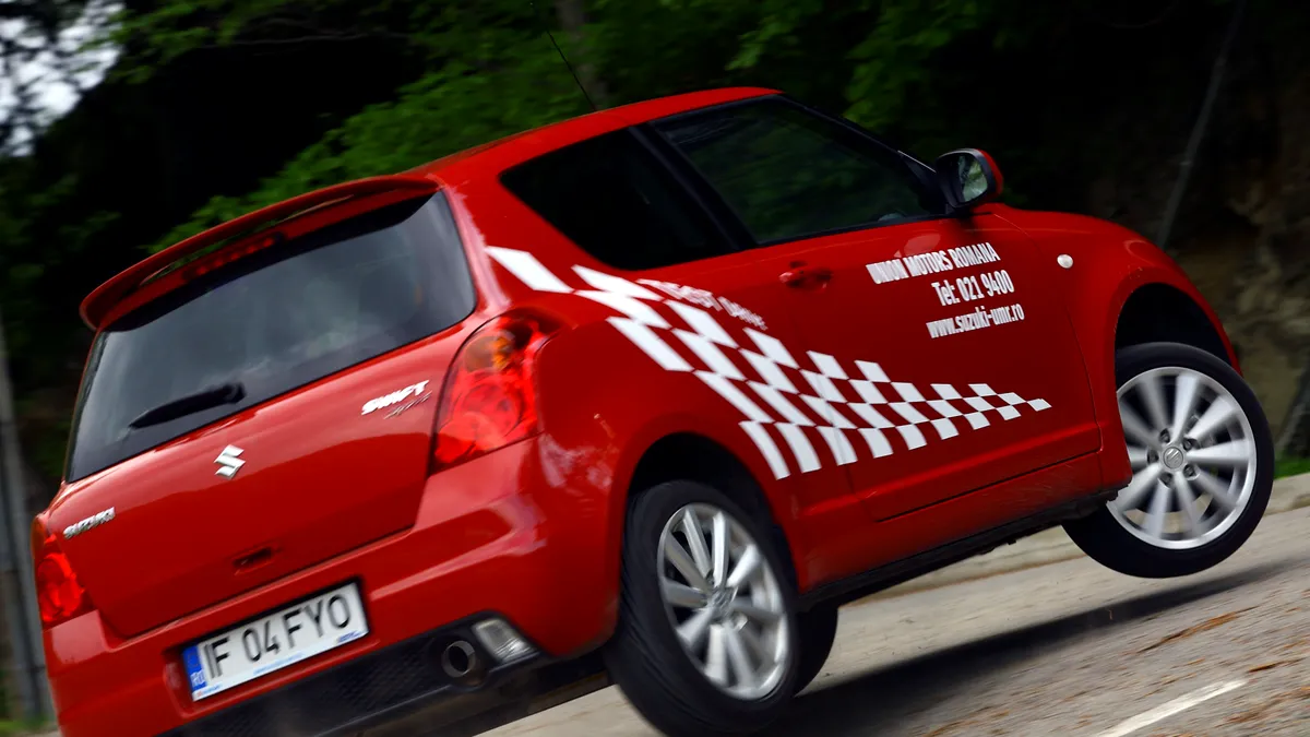 Suzuki Swift Sport 1.6 GTI test în România