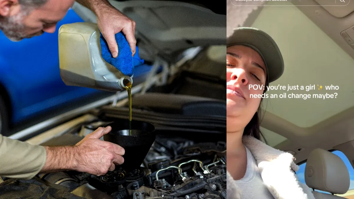 O femeie a circulat 3 ani fără să facă schimbul de ulei la mașină. Răspunsul mecanicului a devenit viral pe TikTok