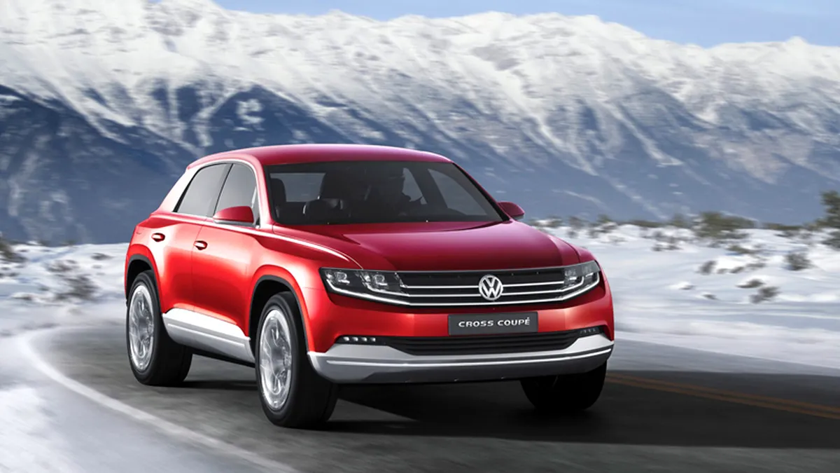 1,8 litri/100 km sau varianta VW Cross Coupe Concept pentru Geneva 2012