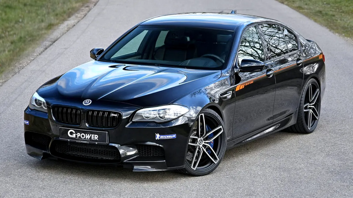 G-Power a inventat injecţia care transformă M5-ul în Hulk: G5M Bi-Turbo