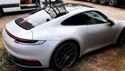 Model Porsche de peste un milion de lei, indisponibilizat de polițiști la Calafat. Șoferul, un bulgar