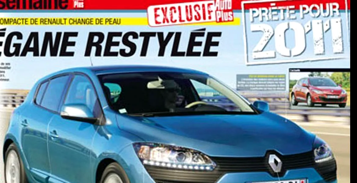 Renault Megane 3 se pregăteşte de un facelift