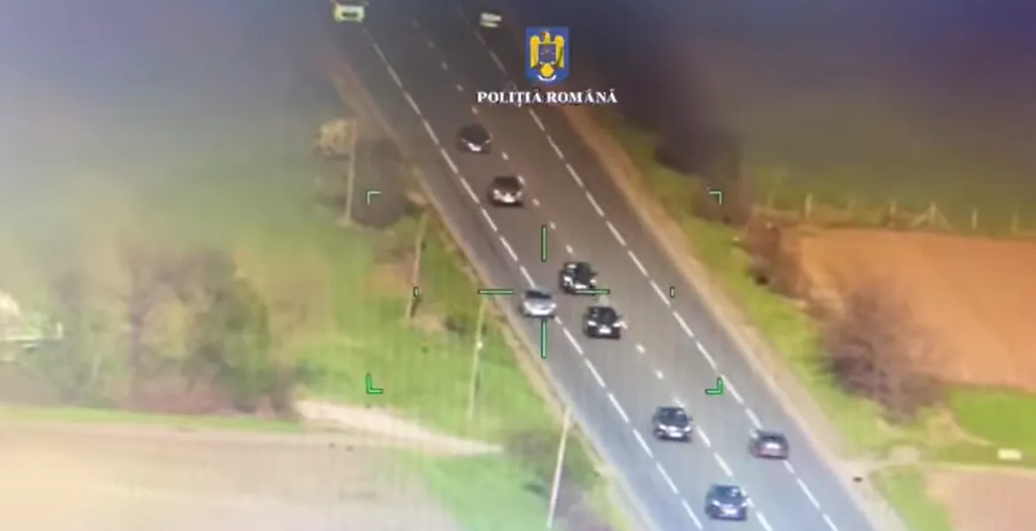 Amendă și permisul suspendat după ce au fost filmați din elicopter. Ce regulă au încălcat acești șoferi