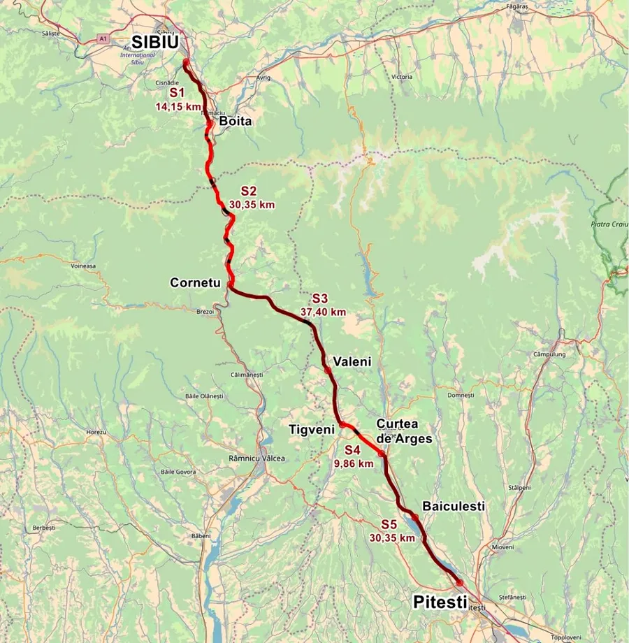 autostrada Sibiu Pitești