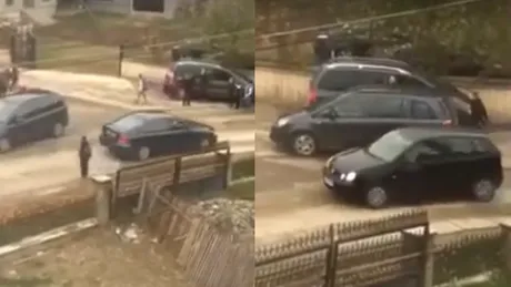 Două femei din Suceava, filmate în timp ce se băteau pentru un loc de parcare - VIDEO