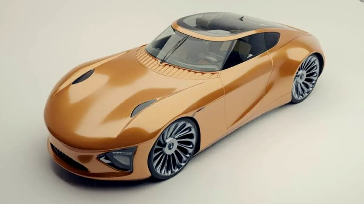 Inventatorul Adrian Roșca a realizat o mașină care poate să ajungă la 300 km/h în doar o secundă. Teoretic!
