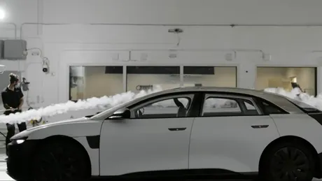 Lucid Air este cea mai aerodinamică mașină de lux din lume - VIDEO