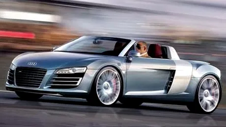 Audi R8 Spider - schiţe