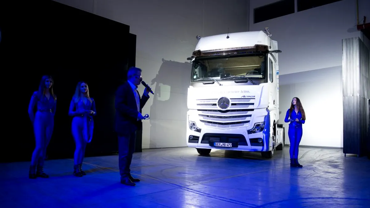 Cel mai modern camion din lume, Mercedes-Benz Actros, a fost lansat şi în România - GALERIE FOTO
