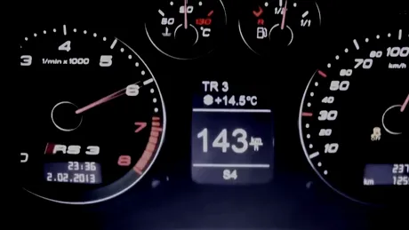 VIDEO Audi cu 740 de cai sau cum prinzi 365 la oră ca avionul 