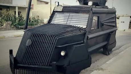 A început vânătoarea finală ISIS. Maşinile antitero arată ca nişte fiare - FOTO