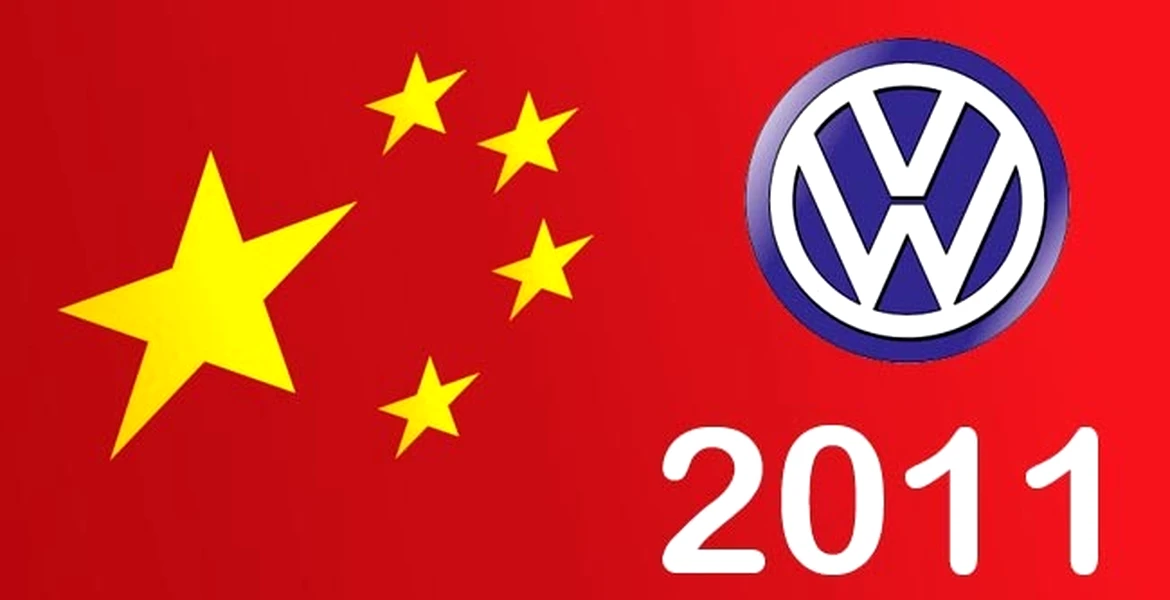 Cele mai vândute mărci din China în 2011: VW, Toyota şi Nissan