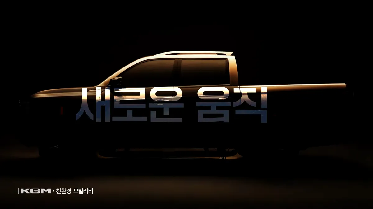 KGM, fostul SsangYong, pregătește lansarea unui nou pick-up - VIDEO