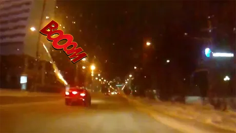 Video: Revelionul în maşină ar putea fi o idee proastă