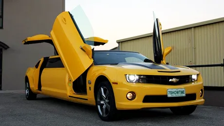 Chevrolet Camaro Bumblebee, transformat într-o limuzină