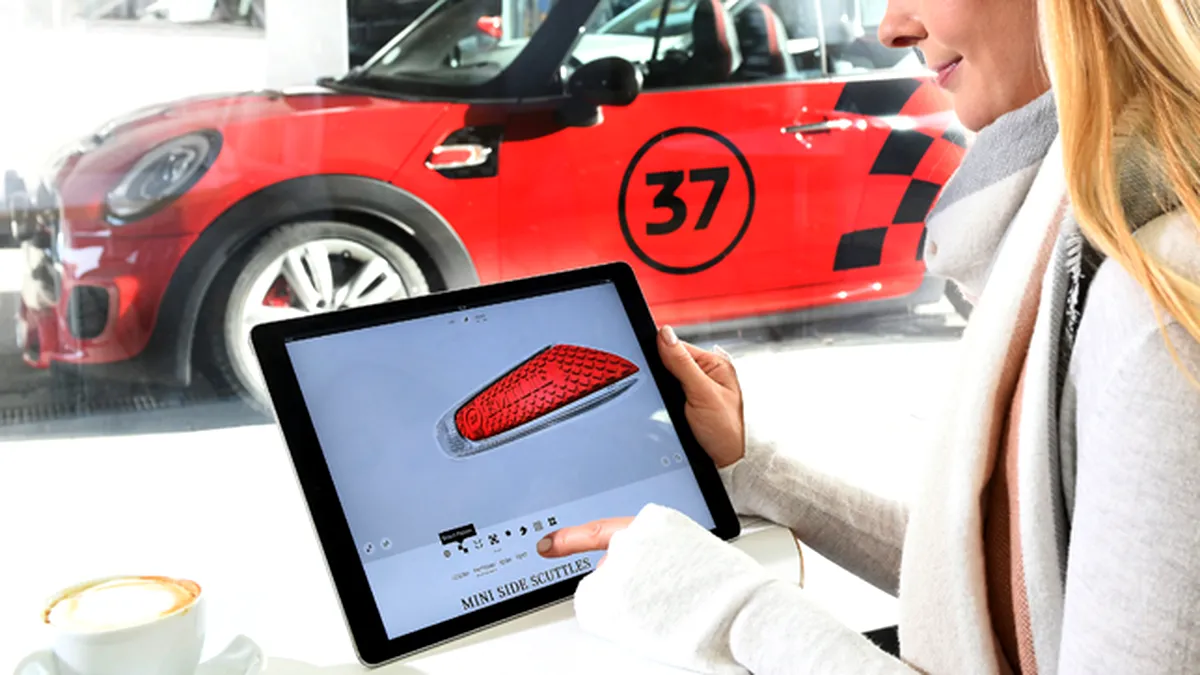 Premieră în industria auto – personalizare cu printare 3D - VIDEO