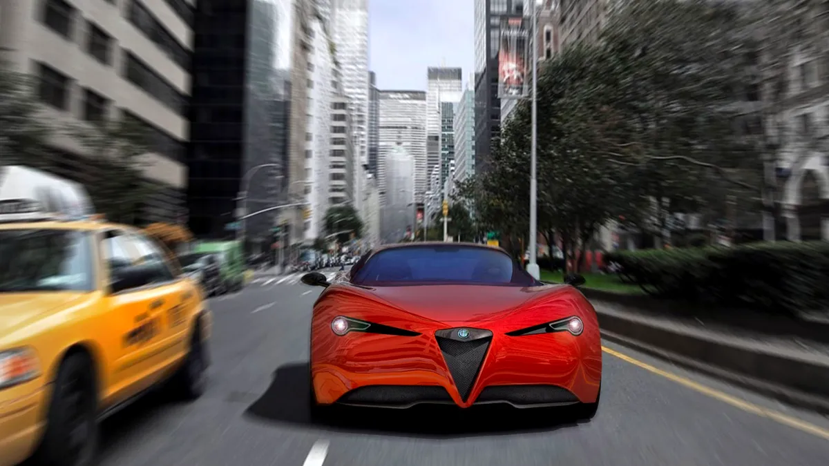 Concept: Alfa Romeo Stradale, gata să-i ia locul lui 8C Competizione