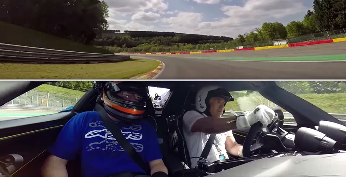 Cum arată un hot lap cu un Porsche 918 la Spa atunci când pilotul ştie ce face. VIDEO