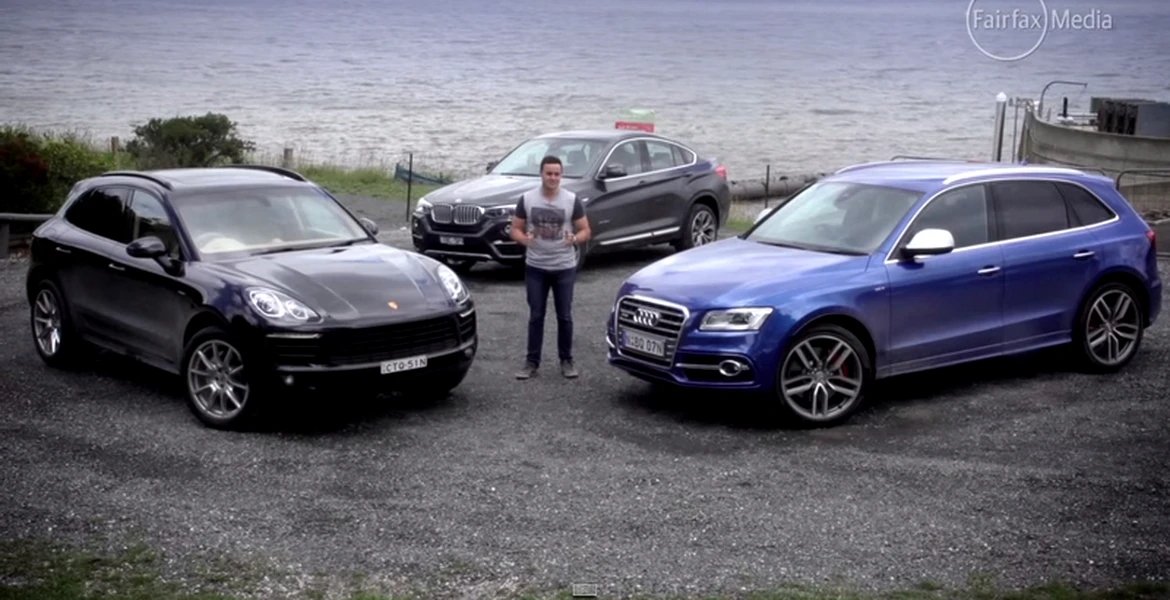 TEST: BMW X4 30d vs Porsche Macan vs Audi SQ5 – duelul sportivelor diesel