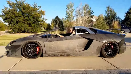 Replica funcţională a unui Lamborghini Aventador, construită cu o imprimată 3D - VIDEO