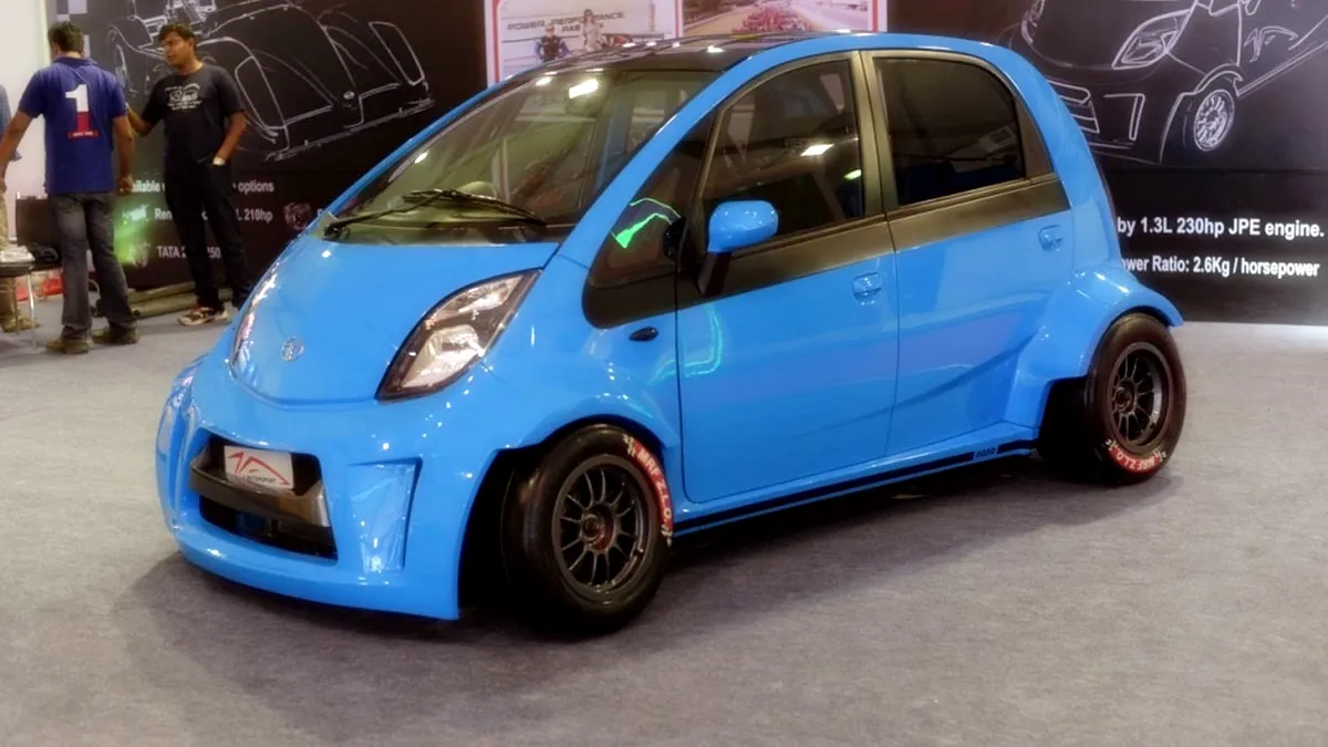 Acest Tata Super-Nano are la fel de multă putere ca un Golf GTi Performance!