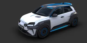 <span class='prepend'>Foto |</span> Renault 5 primește un kit de caroserie în stilul Grupei B de raliuri, inspirat de R5 Maxi de acum 31 de ani