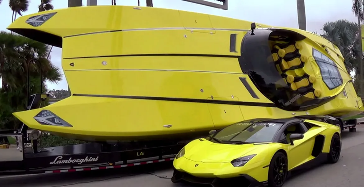 Accesoriu nou pentru Lambo Aventador: un yacht