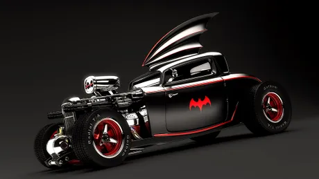 Încă o maşină pentru Batman, de data aceasta hot-rod