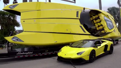 Accesoriu nou pentru Lambo Aventador: un yacht